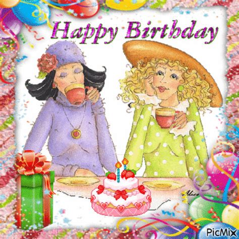 happy birthday for women gif|Funny Happy Birthday For Women GIFs